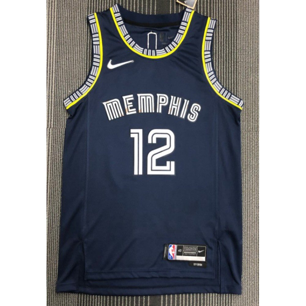 Memphis Grizzlies Ja Morant #12 Black 2021/22 Diamond Swingman Jersey - City Edition-Pro Kit Vault | Brand New 26/27 Sports Jerseys